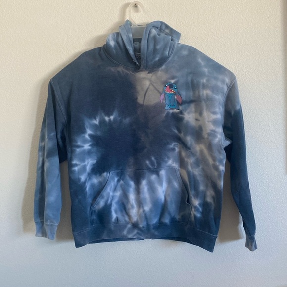 DISNEY Tie Dye Stitch Hoodie Size XL in good condition. - Picture 1 of 7